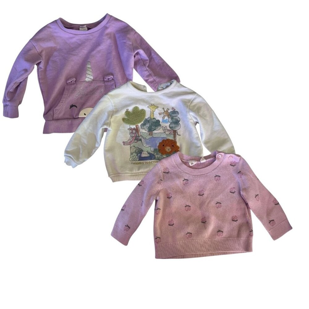 3 For $15‼️ Clothes Baby Girl Sweater Zara Gap Carters Sweater top 9 to 18 mo